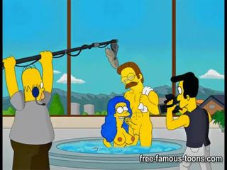 Marge simpsons escondido orgias