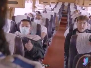 X rated elokuva tour bussi kanssa povekas aasialaiset huora alkuperäinen kiinalainen av seksi elokuva kanssa englanti sub