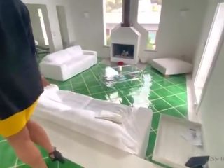 Stupendous business woman gets fucked in several positions in a luxury villa - business-bitch